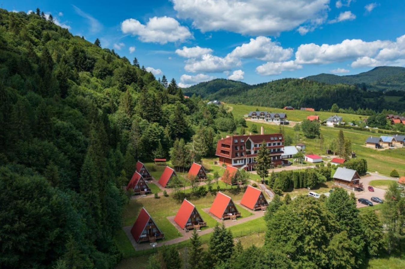 Perelka Bieszczady Domki チスナ エクステリア 写真